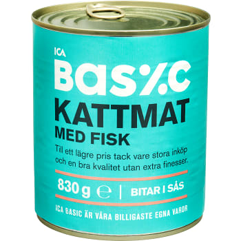Kattmat Fisk 830g ICA Basic