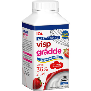Vispgrädde Laktosfri 36% 2,5dl ICA