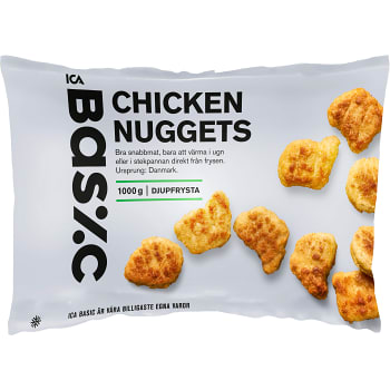 Chicken nuggets Fryst 1kg ICA Basic