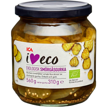 Gurka Skivad Gammaldags Ekologisk 360g ICA I love eco