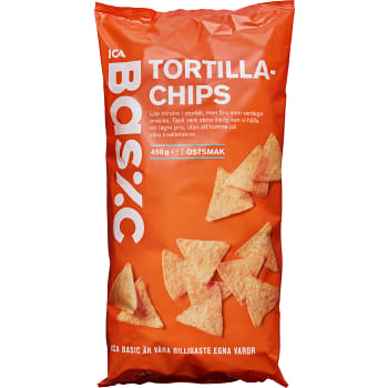 Tortillachips Ost 450g ICA Basic