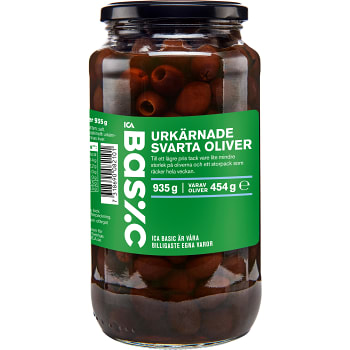 Oliver Svarta Urkärnade 935g ICA Basic