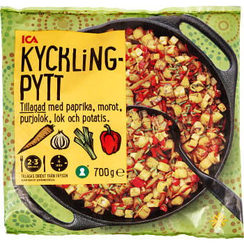 Kycklingpytt med rotsaker Fryst 700g ICA