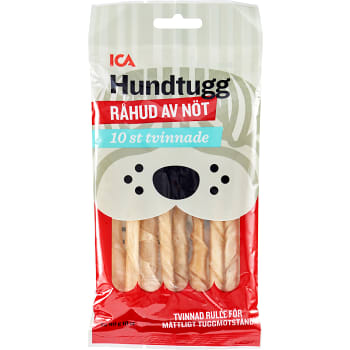 Hundtugg Tuggrullar Tvinnad 10-p ICA