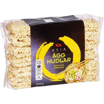 Äggnudlar 1000g ICA Asia