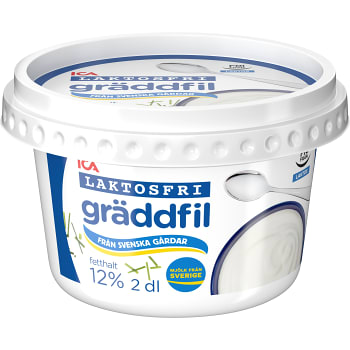 Gräddfil Laktosfri 12% 2dl ICA