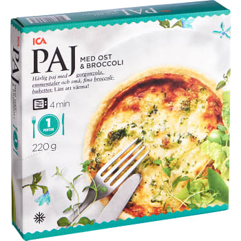 Ost &amp; broccolipaj Fryst 220g ICA