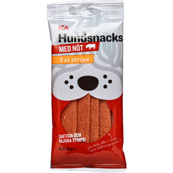 Hundgodis Strips & Strimler 5-p 43g ICA