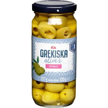 Oliver Grekiska Gröna Urkärnade 227g ICA