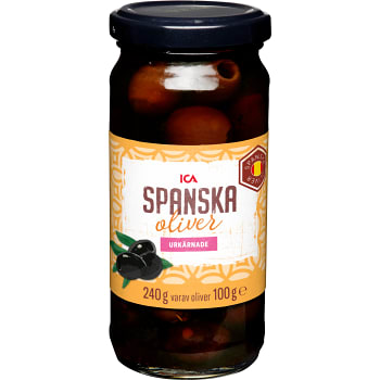Oliver Spanska Svarta Urkärnade 240g ICA
