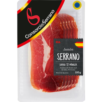 Jamón Serrano 100g ICA