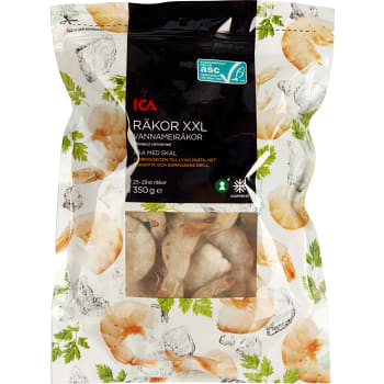 Vannameiräkor råa 350g ICA