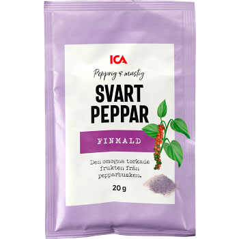 Svartpeppar Finmalen 20g ICA