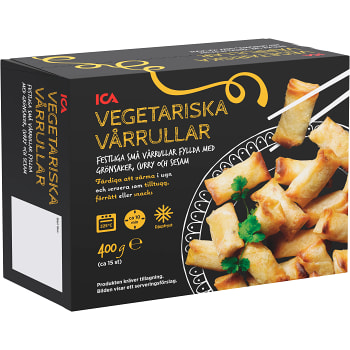 Vårrulle Vegetariska Curry &amp; sesam Fryst 400g ICA