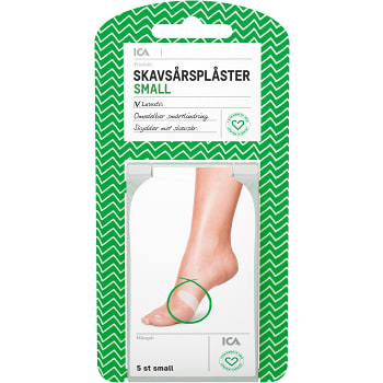 Skavsårsplåster Small 5-p ICA Hjärtat