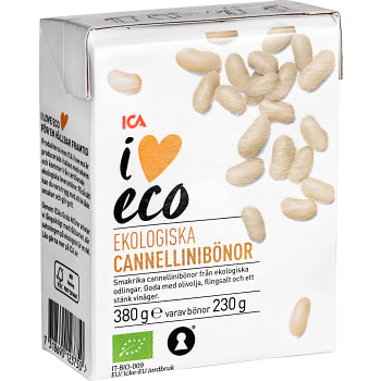 Cannellinibönor Ekologisk 380g ICA I love eco