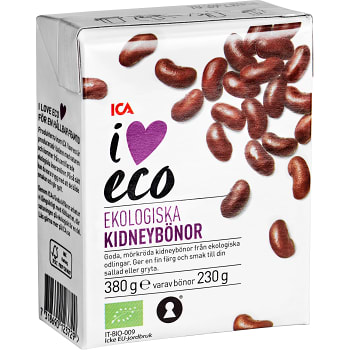 Kidneybönor Ekologisk 380g ICA I love eco | Handla mat online från din ...
