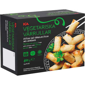 Vårrulle vegetarisk Fryst 400g ICA