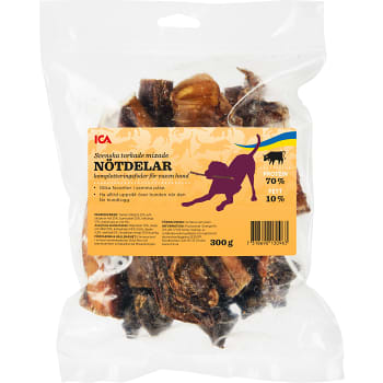 Hundsnacks Mixpåse nötdelar 300g ICA