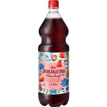 Blandsaft Jordgubb 1,5l ICA