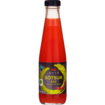 Sötsur sås 300ml Fairtrade ICA Asia
