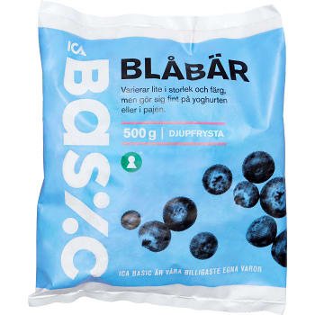 Blåbär odlade 500g ICA Basic