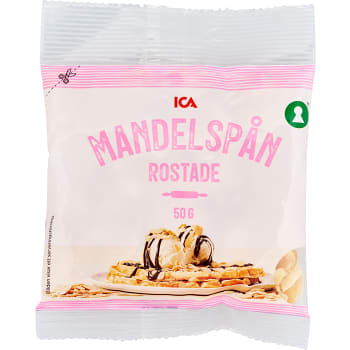 Rostade mandelspån 50g ICA