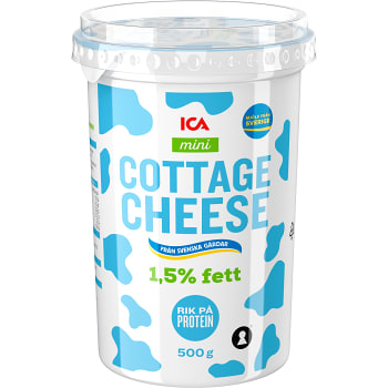 Cottage Cheese Mini Naturell 1,5% 500g ICA