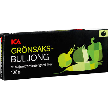 Grönsaksbuljong Tärning 12-p 132g ICA