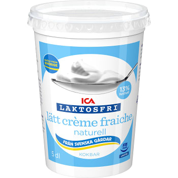 Lätt crème fraiche Laktosfri 5dl ICA