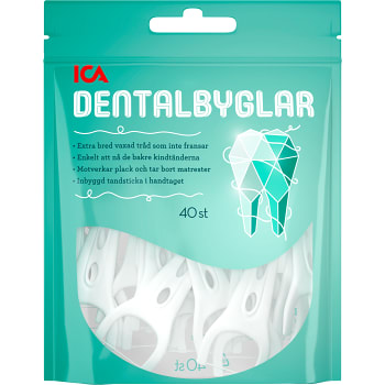 Tandtråd bred med bygel 40-p ICA