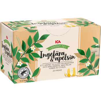 Te Grönt Ingefära & apelsin 20-p ICA