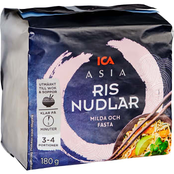 Risnudlar 180g ICA Asia