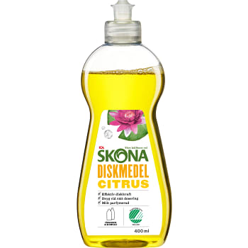 Handdiskmedel Citrus 400ml Miljömärkt ICA Skona