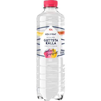 Vatten Kolsyrad Hallon Grapefrukt 50cl ICA