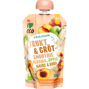 Fruktgröt periska & äpple från 6mån 120g ICA I love eco