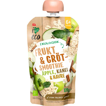 Gröt Barn Äpple & kanel 6+mån 120g ICA I love eco
