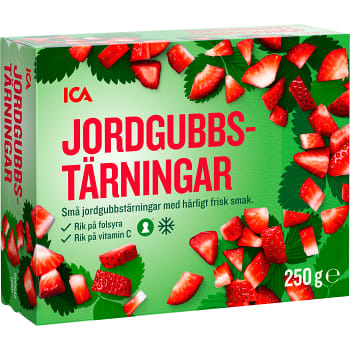 Jordgubbstärningar 250g ICA