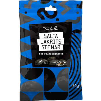 Salta Lakritsstenar 150g Treatville