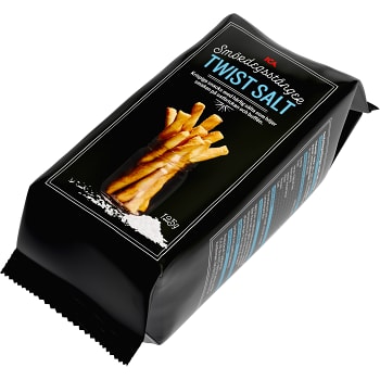 Smördegsstänger Twist salt 125g ICA
