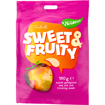 Gelégodis Sweet &amp; Fruity Vegansk 180g Treatville
