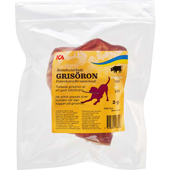 Hundtugg Grisöron 2-p ICA