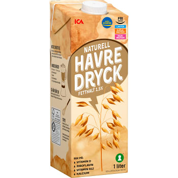 Havredryck Naturell 1l ICA