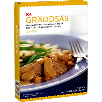 Gräddsås 3-p 900ml ICA