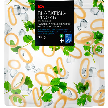 Bläckfiskringar 300g ICA