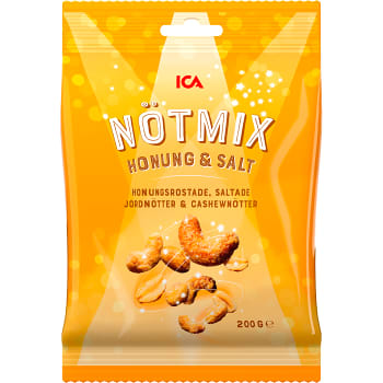 Nötmix Honung &amp; Salt 200g ICA