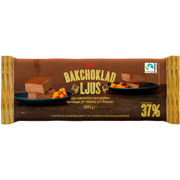 Bakchoklad Ljus 200g ICA