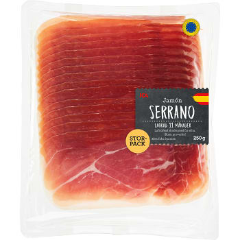 Jamón Serranoskinka 250g ICA