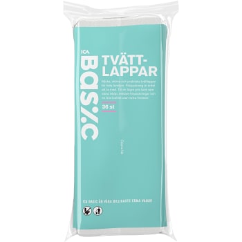 Tvättlapp Resepac 36-p ICA Basic 