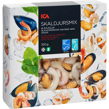 Skaldjursmix frysta 350g ICA